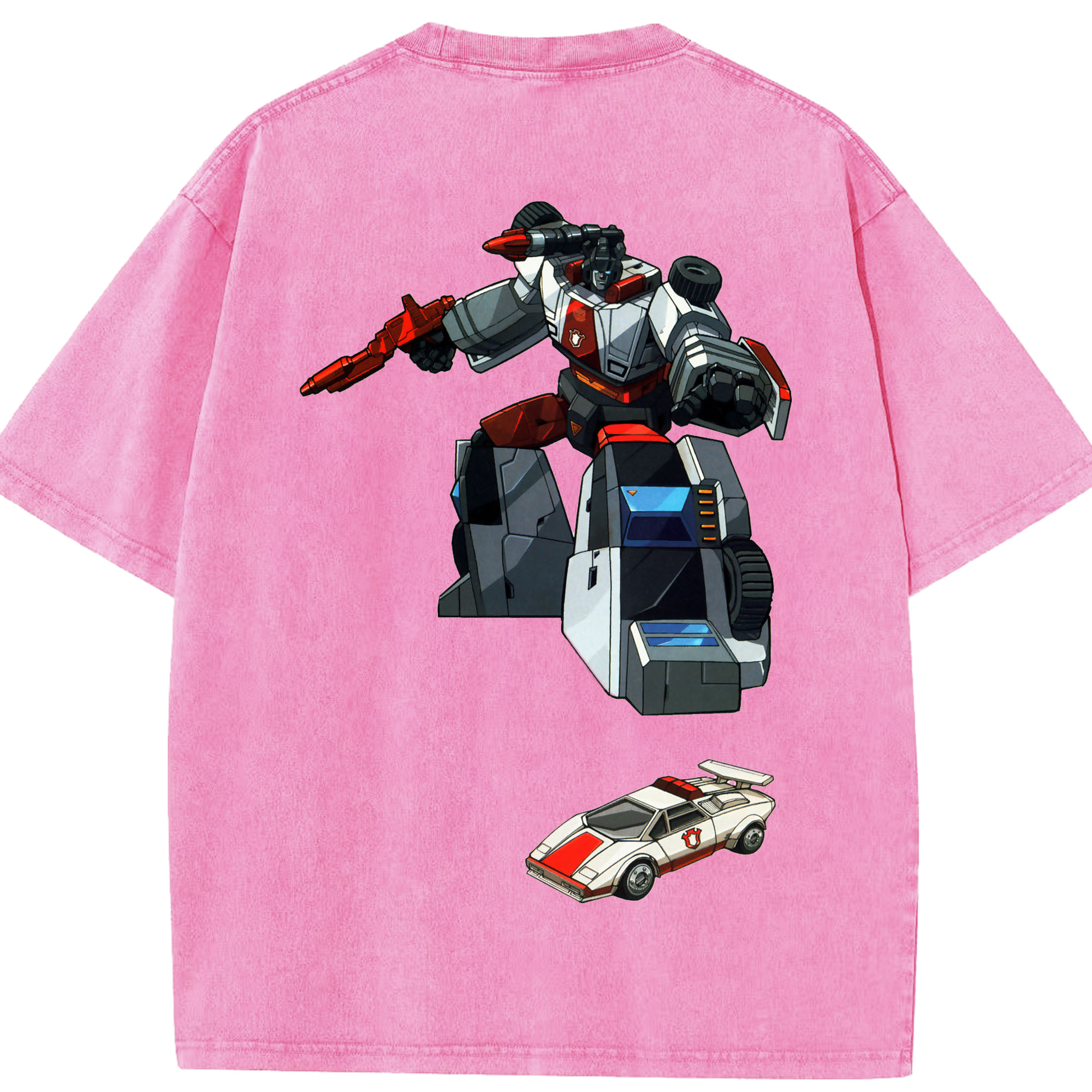 （画像用）  綿100% ヴィンテージ風 半袖Tシャツ（背面プリント）
